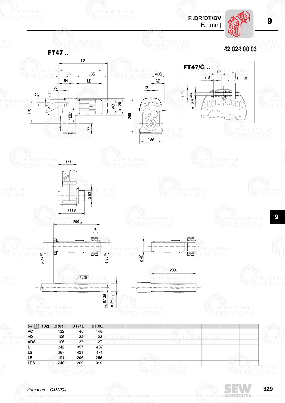 Sew-eurodrive F 47